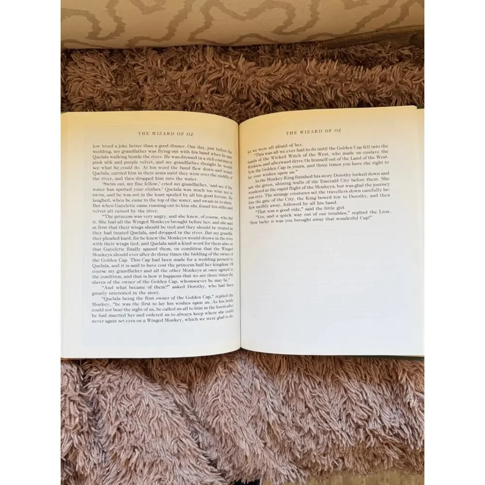 Vintage The Wizard of Oz Hardcover Book - 1985 Unicorn Publishing House